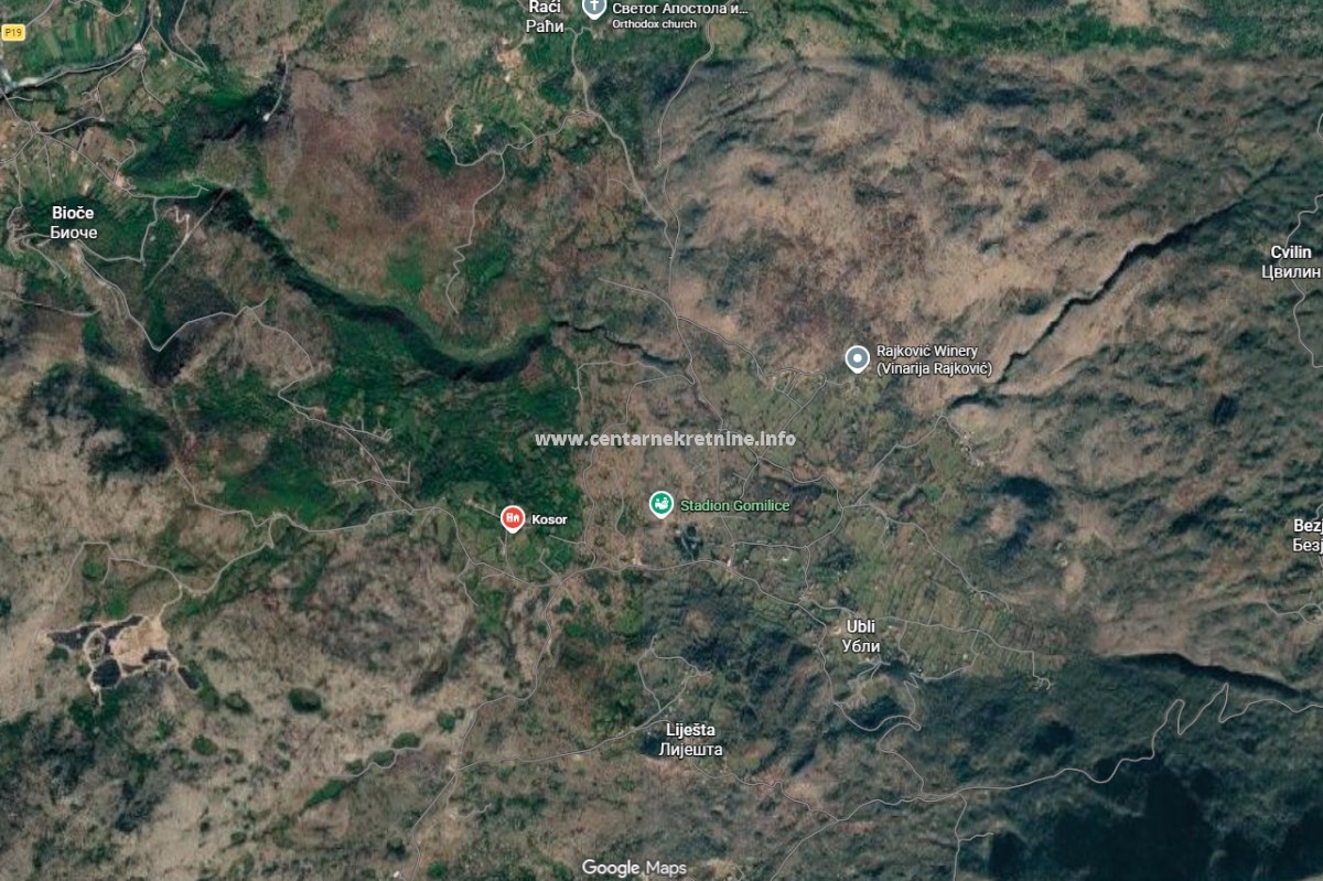 Prodaja, zemljište 3.138m2, Kosor, Kuči, Podgorica